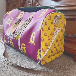 NWT Steve Madden Leather Overnight Bag and Luggage Tag